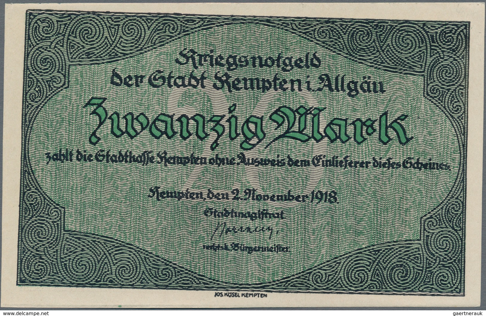 Deutschland - Notgeld: Großgeld 1918, Schächtelchen Mit 129 Verschiedenen Scheinen In üblicher Zusam - Otros & Sin Clasificación