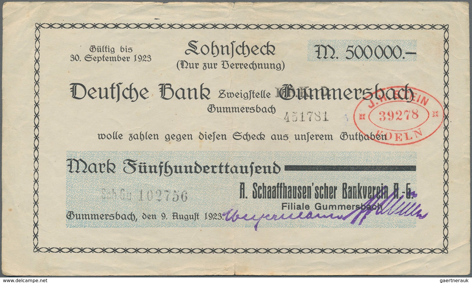 Deutschland - Notgeld - Rheinland: Gummersbach Und Bergneustadt, Lot Von 21 Verschiedenen Scheinen D - [11] Local Banknote Issues
