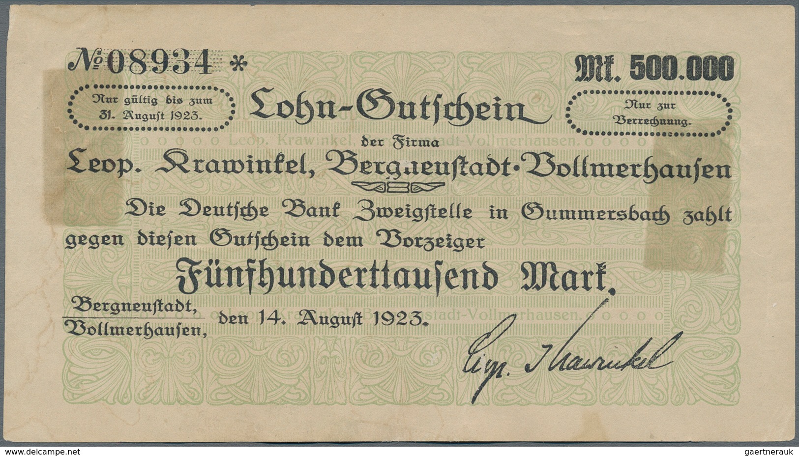 Deutschland - Notgeld - Rheinland: Gummersbach Und Bergneustadt, Lot Von 21 Verschiedenen Scheinen D - [11] Local Banknote Issues