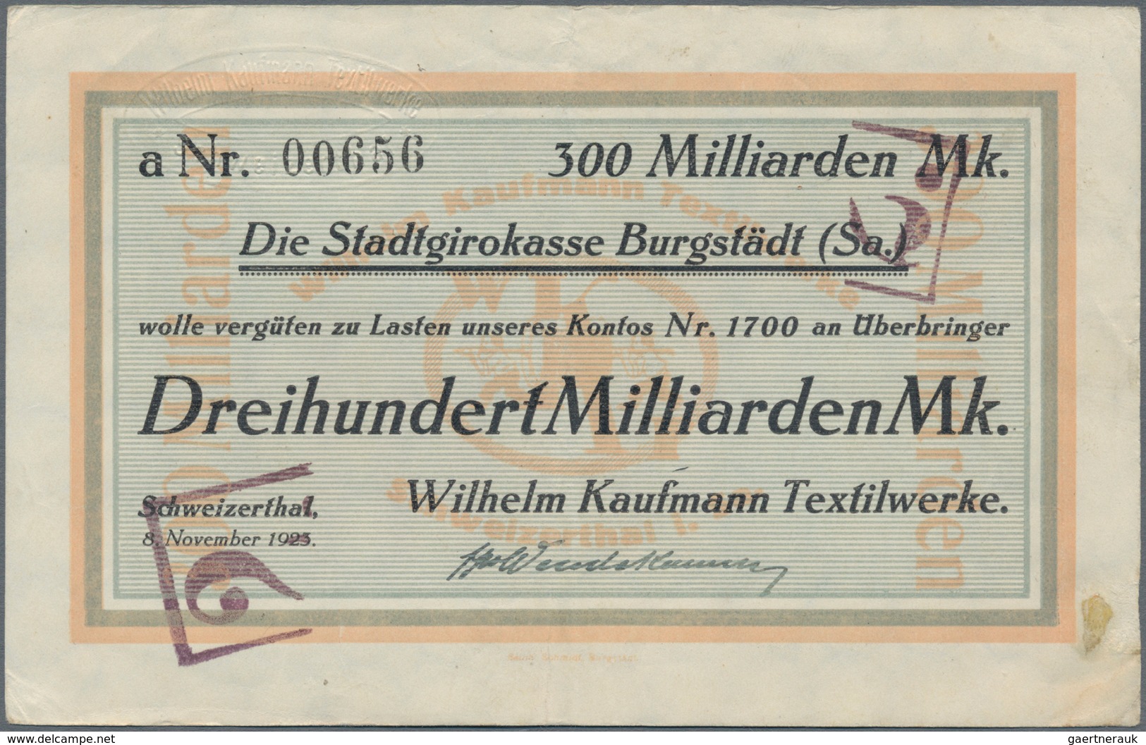 Deutschland - Notgeld - Sachsen: Hochinflation, Kleines, Aber Feines Lot Von 43 Mittleren Bis Besser - [11] Local Banknote Issues