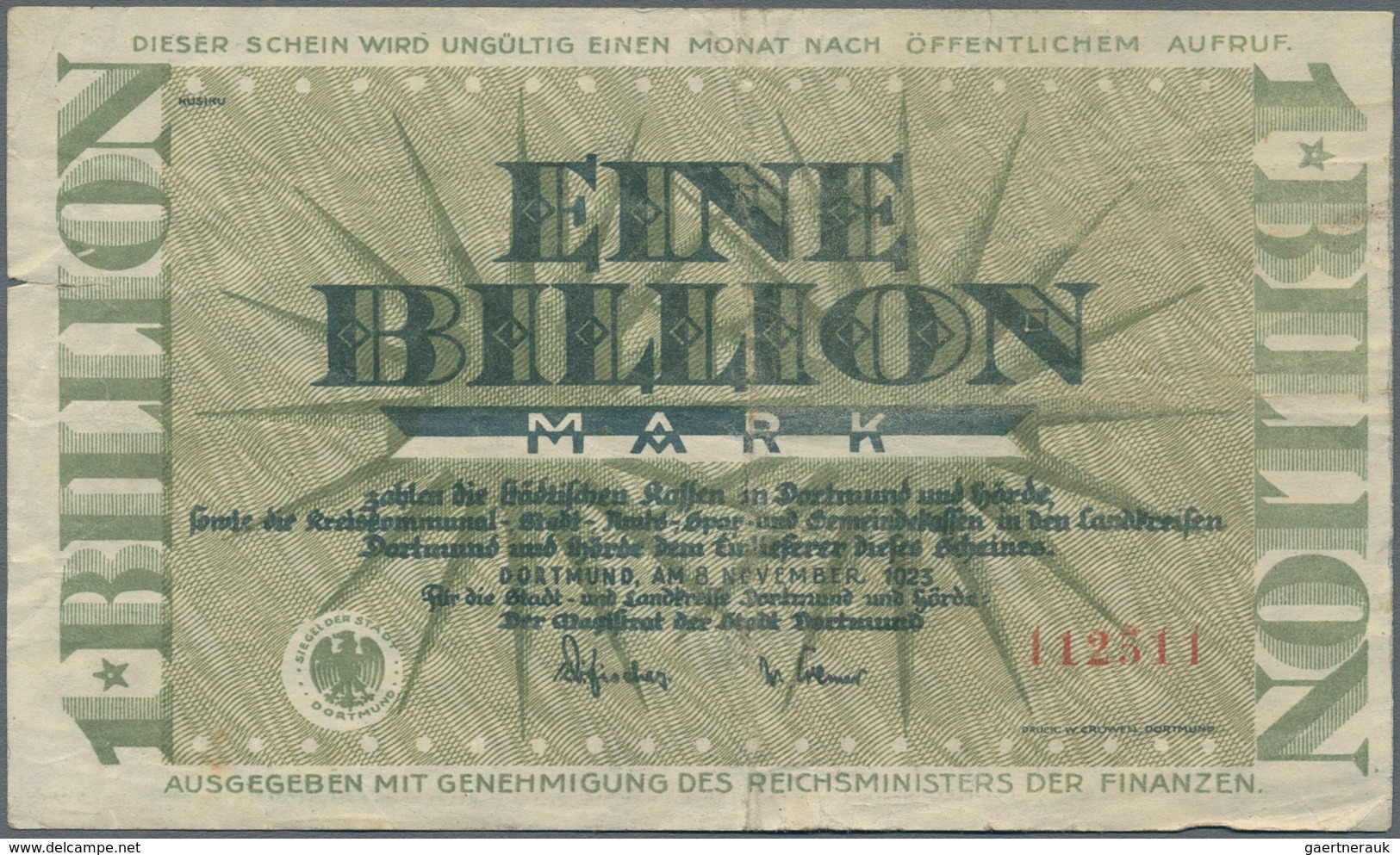 Deutschland - Notgeld - Westfalen: Hochinflation Mit Wenigen Ausgaben 1922, Schächtelchen Mit 143 Sc - Otros & Sin Clasificación