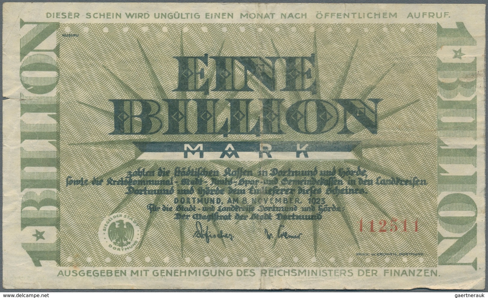 Deutschland - Notgeld - Westfalen: Hochinflation Mit Wenigen Ausgaben 1922, Schächtelchen Mit 143 Sc - Sonstige & Ohne Zuordnung