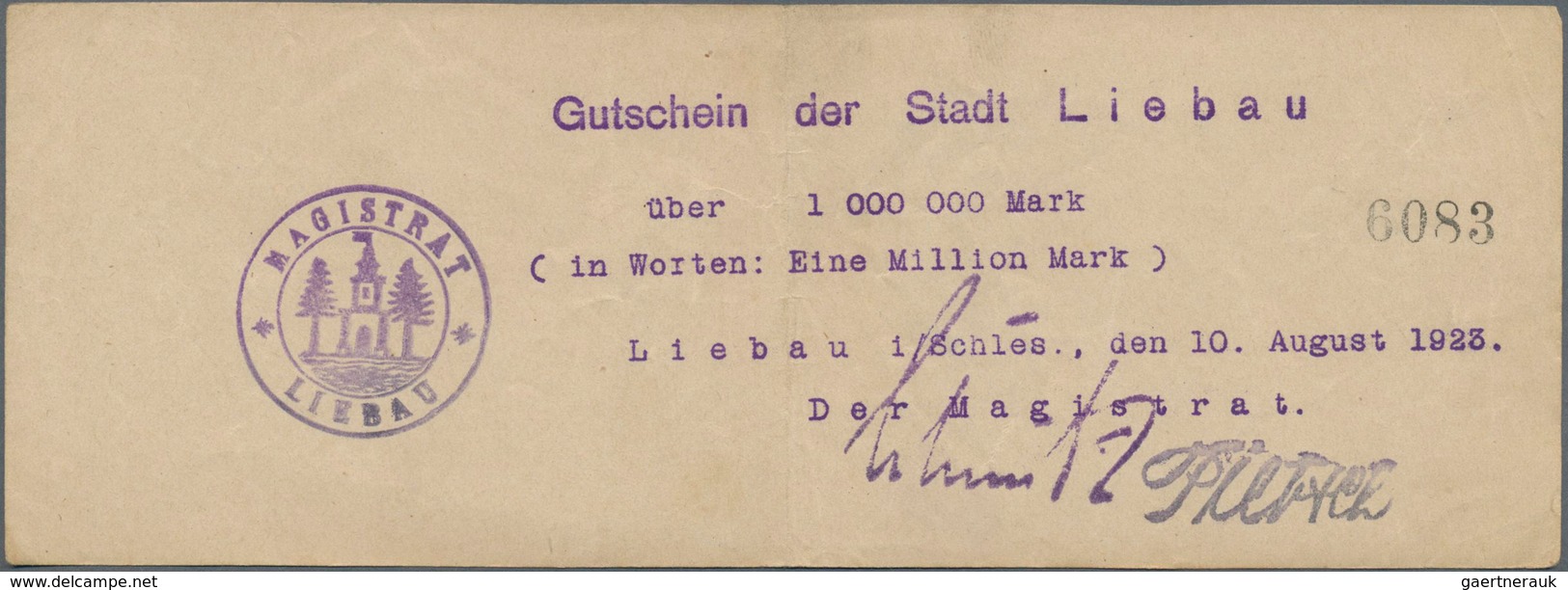 Deutschland - Notgeld - Ehemalige Ostgebiete: Schlesien Incl. Oberschlesien, Bestand Von 216 Verschi - Otros & Sin Clasificación