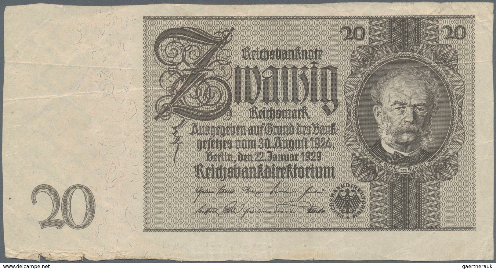Deutschland: Deutschland Mit Nebengebieten, Hochwertige Sammlung Von Ca. 436 Banknoten, Dabei Enthal - Otros & Sin Clasificación