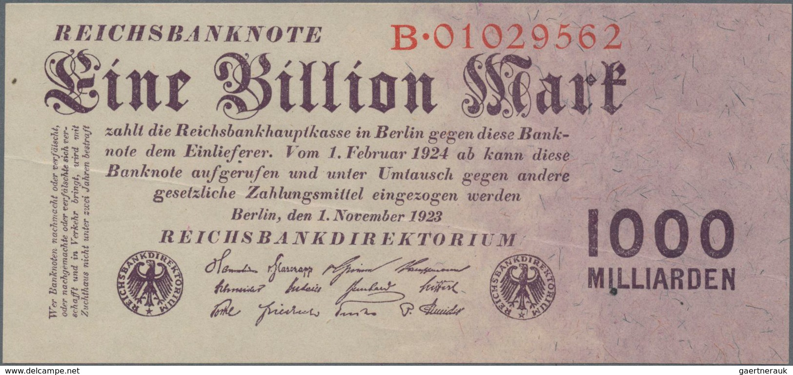 Deutschland: Deutschland mit Nebengebieten, hochwertige Sammlung von ca. 436 Banknoten, dabei enthal