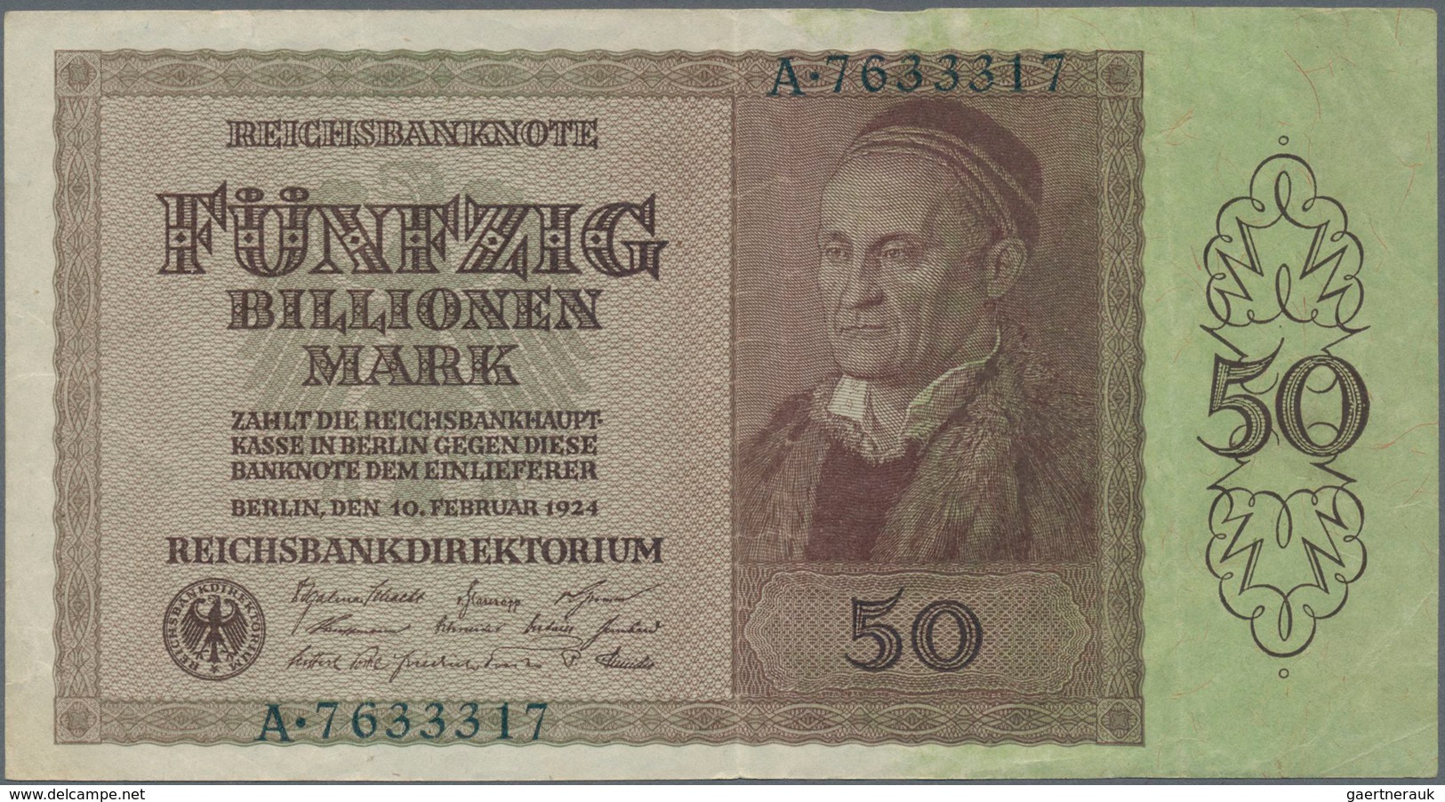 Deutschland: Deutschland mit Nebengebieten, hochwertige Sammlung von ca. 436 Banknoten, dabei enthal