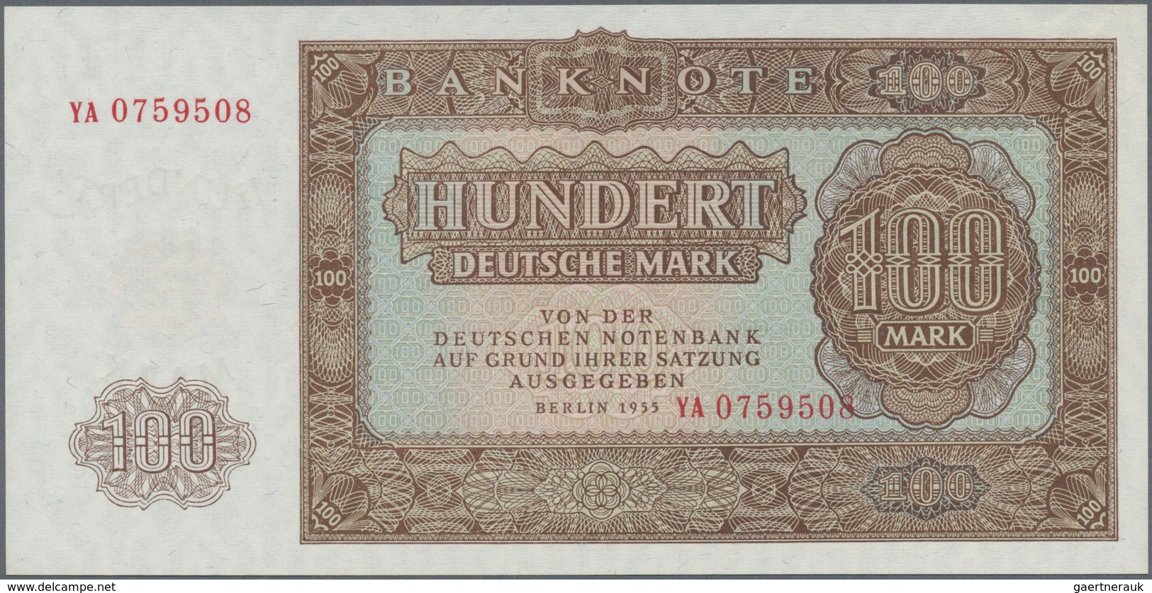 Deutschland: DDR + Memel. Schwarzes Album Mit Kassenfrischer DDR Sammlung Der Banknotenserien 1948-K - Altri & Non Classificati