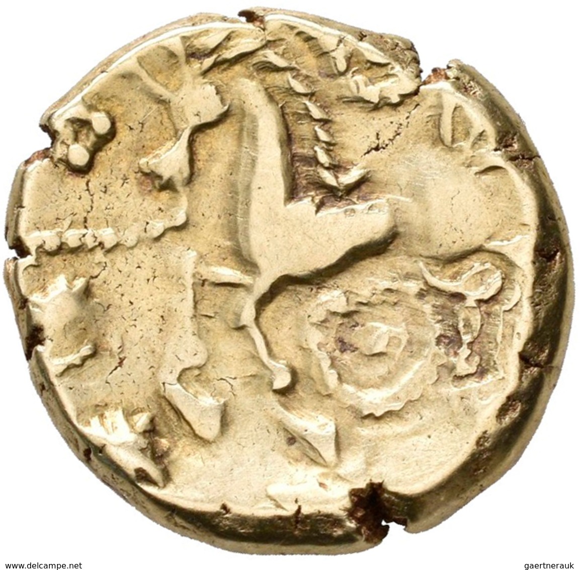 Gallien: AV-Stater, 6,17 G, 2./1. Jahrhundert V. Chr., Schön-sehr Schön. - Celtas