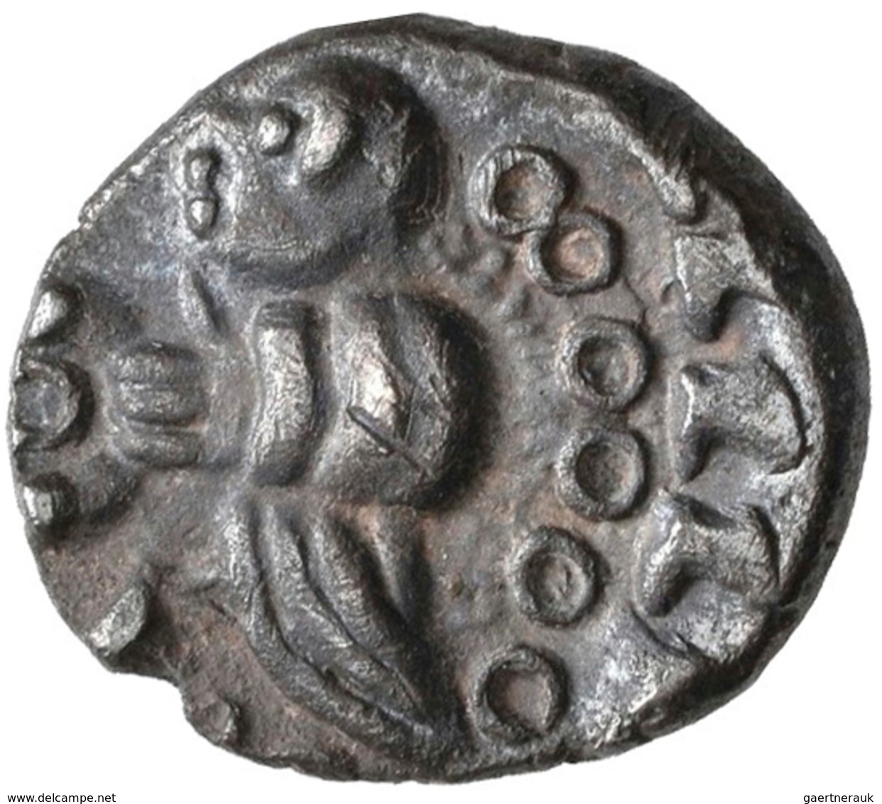 Rheinregion: Lot 6 Quinare, Typ Nahheim, 1. Jahrhundert V. Chr., Sehr Schön, Sehr Schön-vorzüglich, - Celtas