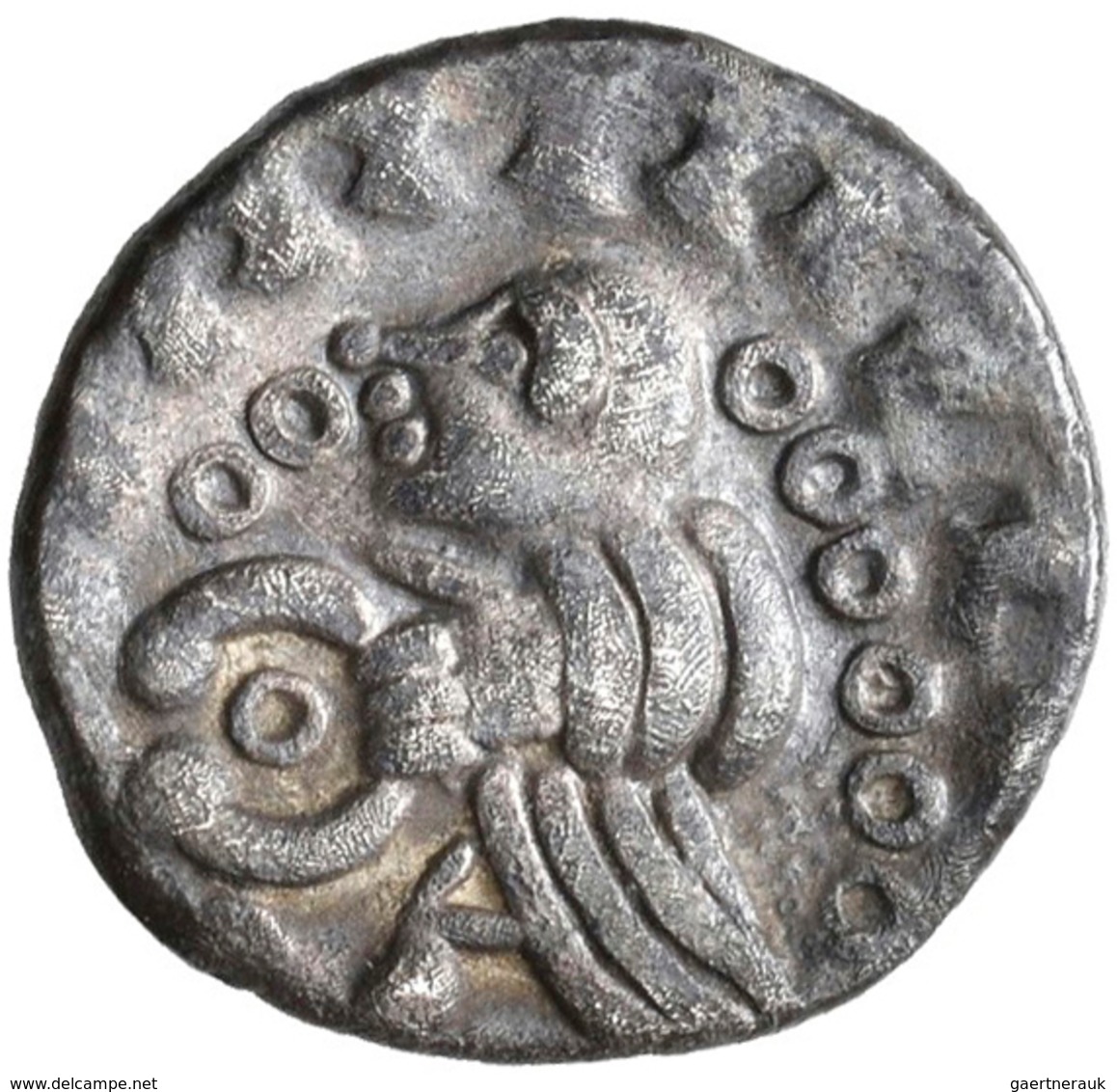 Rheinregion: Lot 6 Quinare, Typ Nahheim, 1. Jahrhundert v. Chr., sehr schön, sehr schön-vorzüglich,