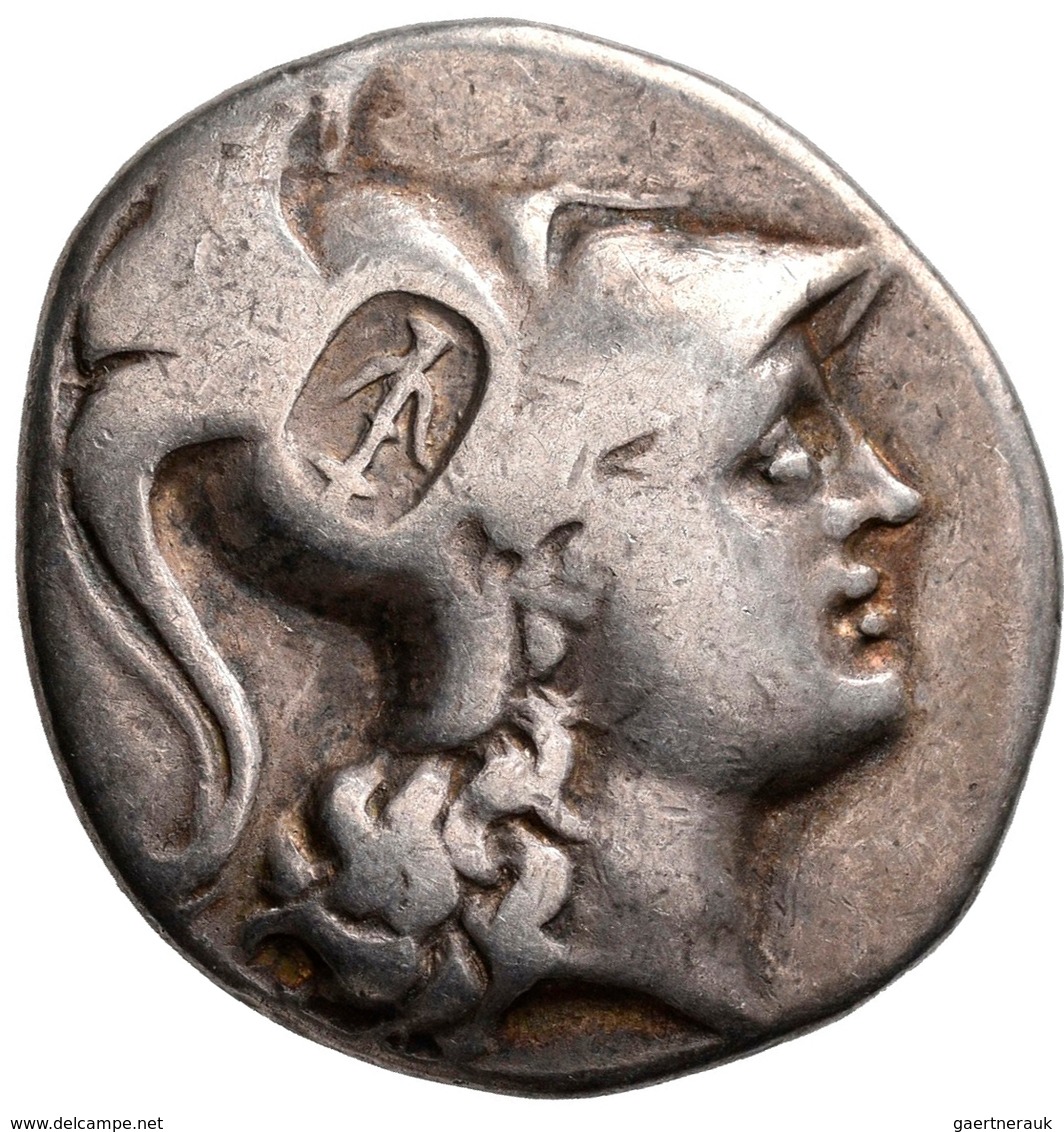 Pamphylien: SIDE, Tetradrachme, 2. - 1. Jhd. V. Chr, 16,20 G, Mit Gegenstempel Auf Av, Athenakopf Mi - Griechische Münzen