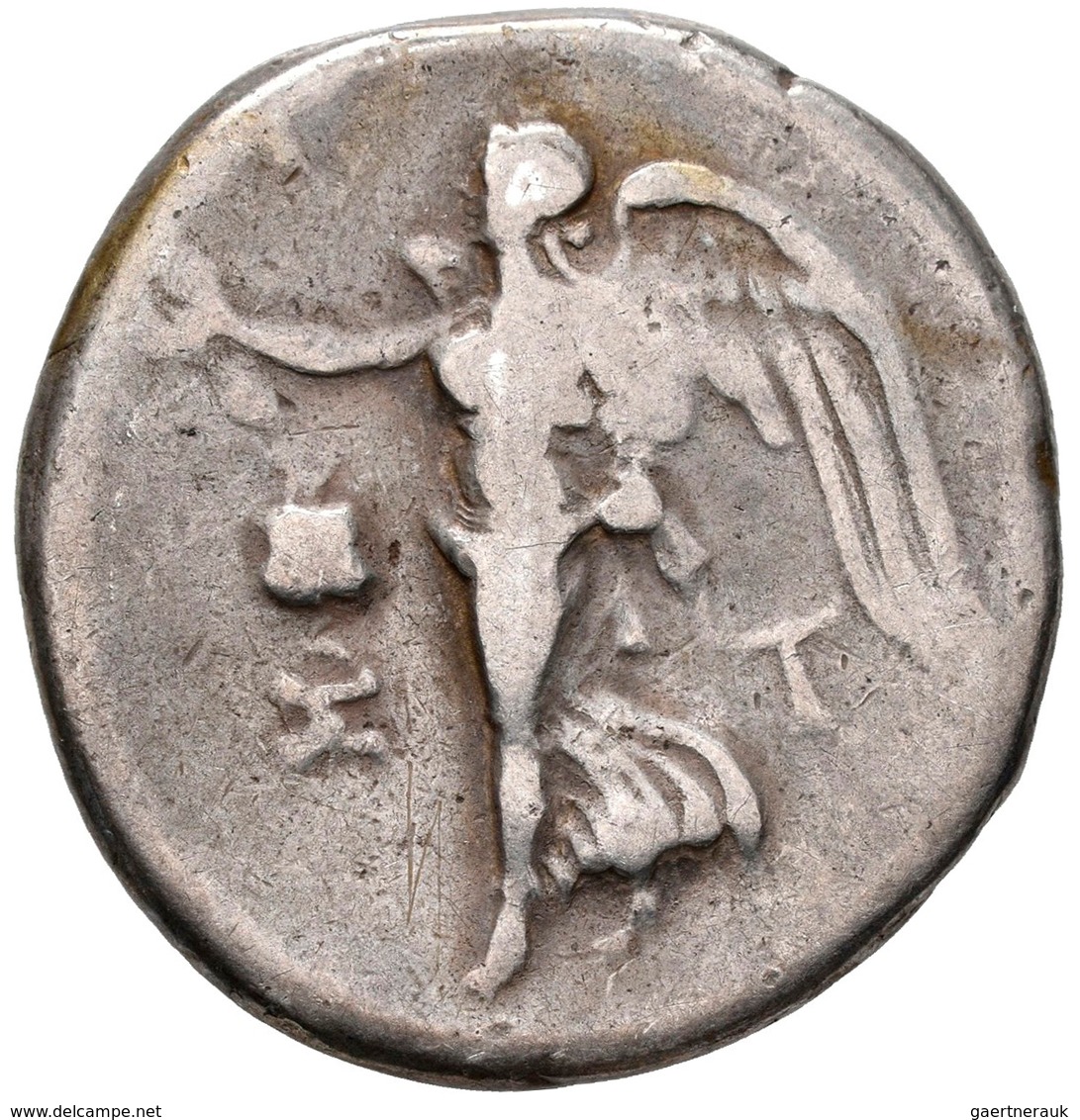 Pamphylien: SIDE, Tetradrachme, 2. - 1. Jhd. V. Chr, 16,21 G, Mit Gegenstempel Auf Av, Athenakopf Mi - Griechische Münzen