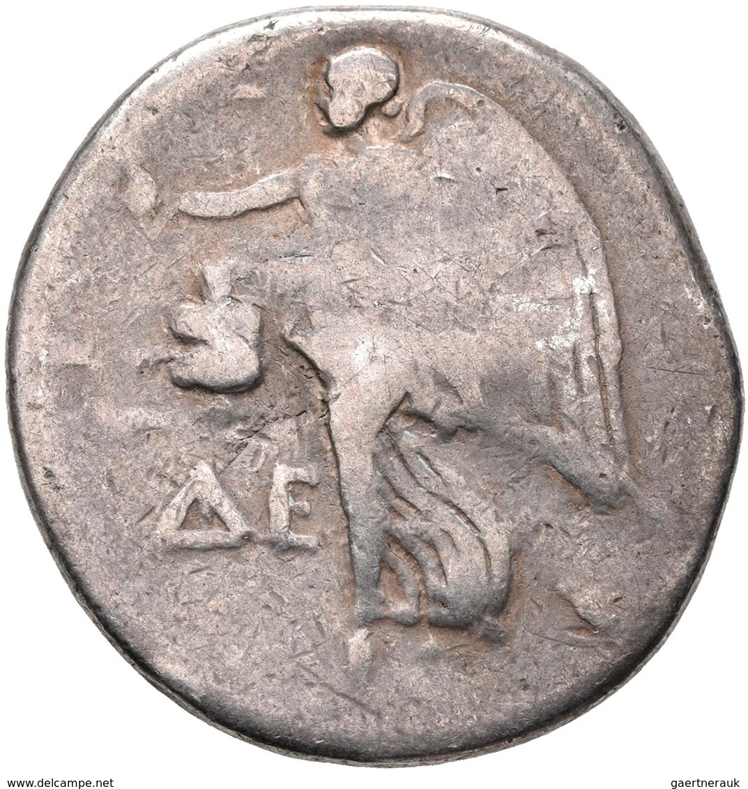 Pamphylien: SIDE, Tetradrachme, 2. - 1. Jhd. V. Chr, 16,41 G, Mit Gegenstempel Auf Av, Athenakopf Mi - Griechische Münzen