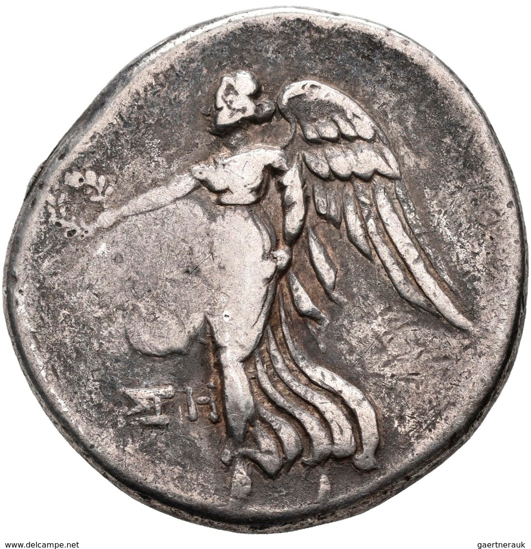 Pamphylien: SIDE, Tetradrachme, 2. - 1. Jhd. V. Chr, 16,54 G, Mit Gegenstempel Auf Av, Athenakopf Mi - Griegas