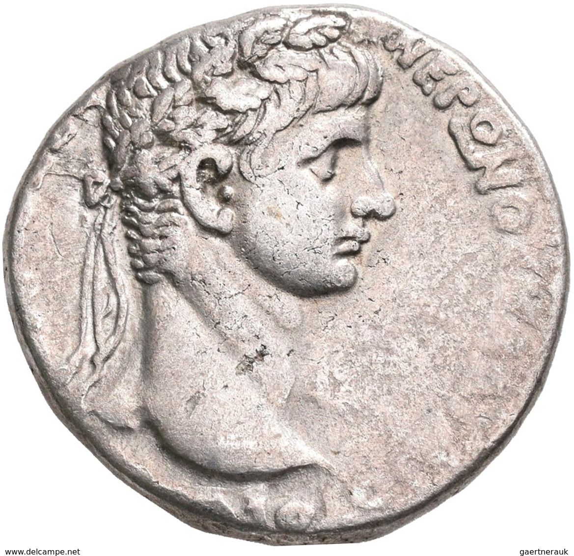 Syrien - Seleukis Und Piereia: Nero (54-68) Mit Agrippina Minor (+59), AR-Tetradrachme, Antiochia, 1 - Altri & Non Classificati