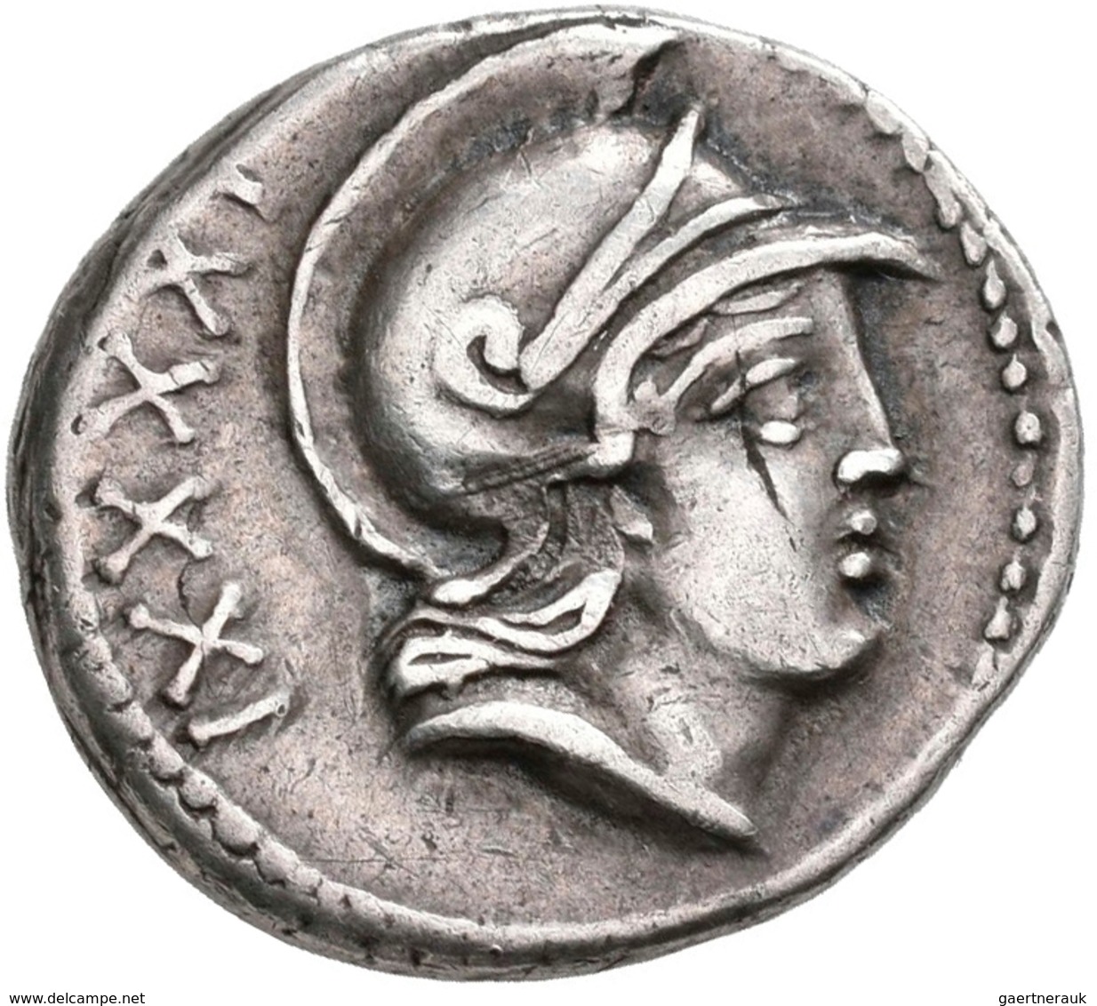 Publius Satrienus (77 V.Chr.): AR-Denar 77 V. Chr., Rom, 3,84 G, Crawford 388/1b; Sydenham 781a, Fas - Altri & Non Classificati