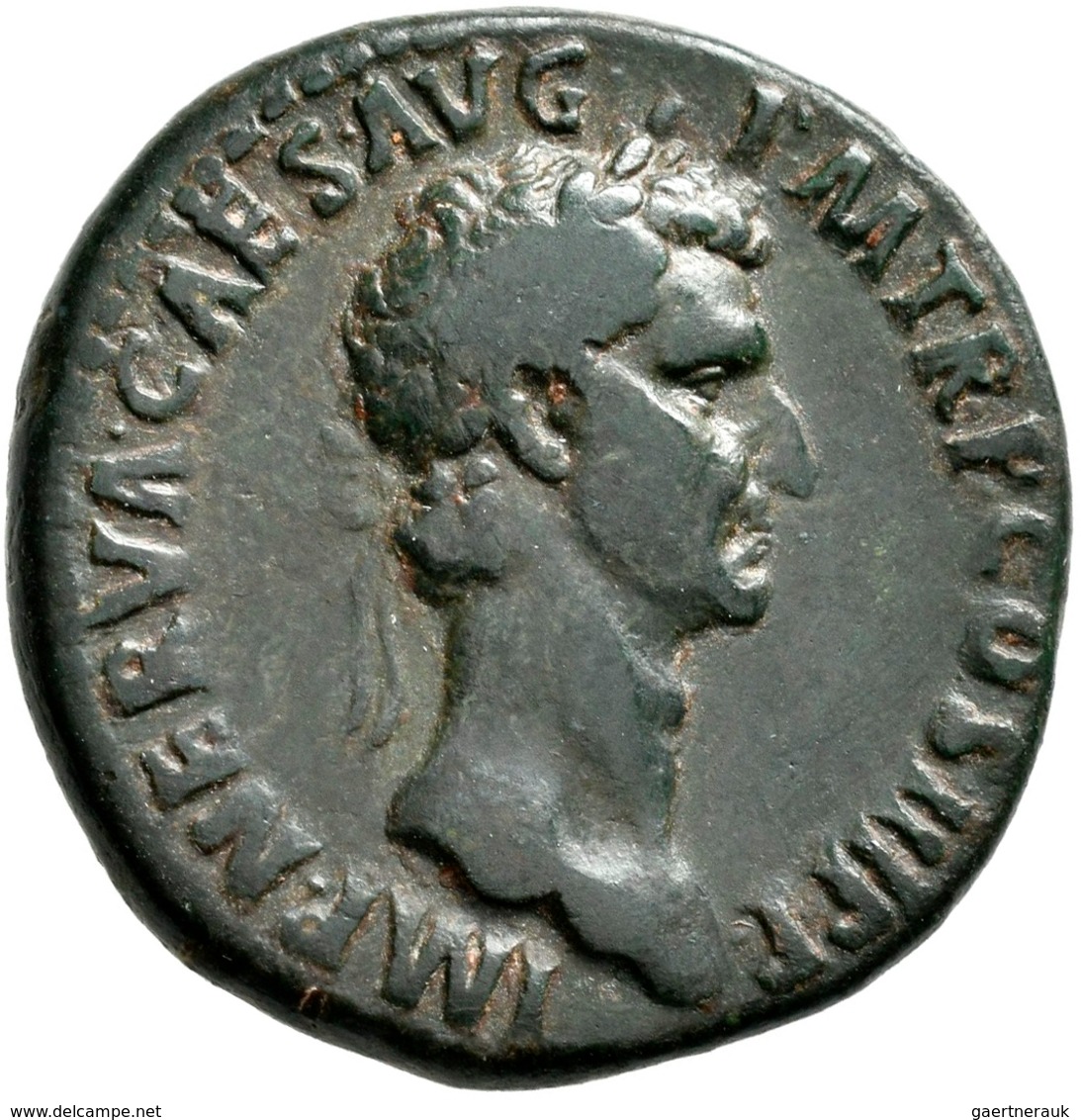 Nerva (96 - 98): Æ-As (97), 12,3 G, RIC 77, Cohen 7, Dunkelbraune Patina, Sehr Schön. - Die Antoninische Dynastie (96 / 192)