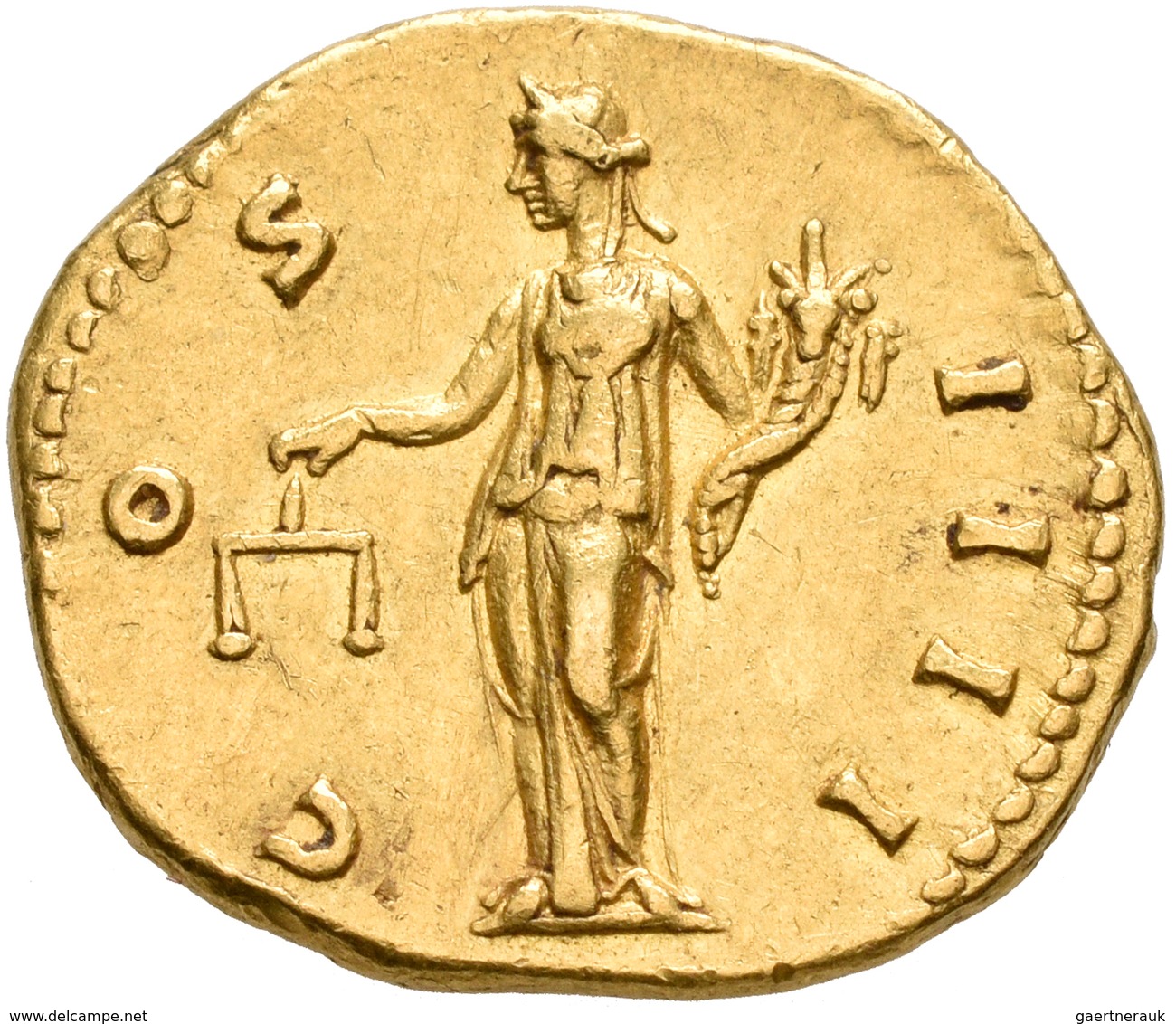 Antoninus Pius (138 - 161): AV-Aureus 148/149, 7,31 G, BMC 649, Calico 1503, RIC 177, Sehr Schön-vor - The Anthonines (96 AD Tot 192 AD)
