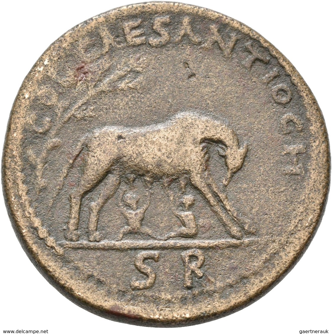 Severus Alexander (221 - 222 - 235): Pisidien, Antiochia, Æ-27,4 Mm, 22,5 G, Schön-sehr Schön. - Otros & Sin Clasificación