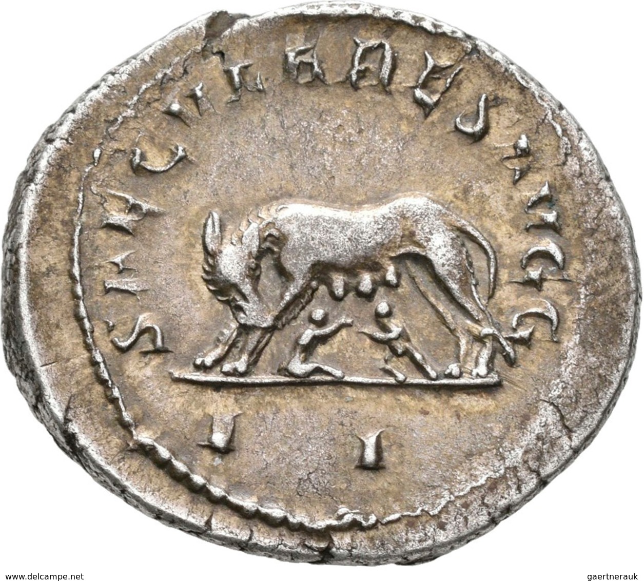 Philippus I. Arabs (244 - 249): AR-Antoninian, 4,02 G, Kampmann 74.22.3, Cohen 178, Schrötlingsfehle - Der Soldatenkaiser (die Militärkrise) (235 / 284)