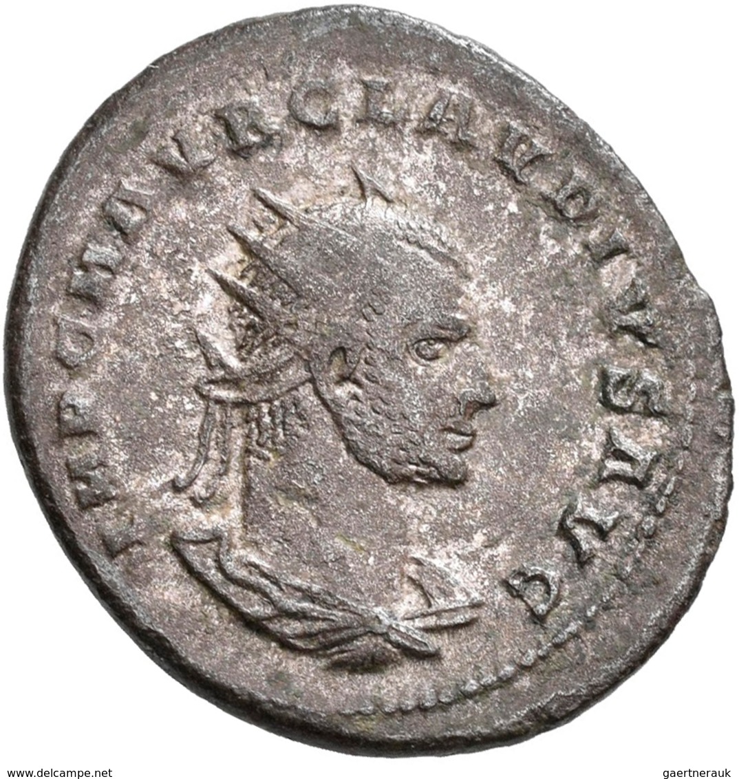 Claudius II. Gothicus (268 - 270): AR - Antoninian, 3,19 G, Büste Nach Links/Wölfin SPOR, Selten, Sc - Sonstige & Ohne Zuordnung