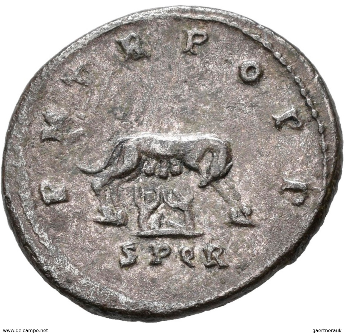 Claudius II. Gothicus (268 - 270): AR - Antoninian, 3,19 G, Büste Nach Links/Wölfin SPOR, Selten, Sc - Autres & Non Classés