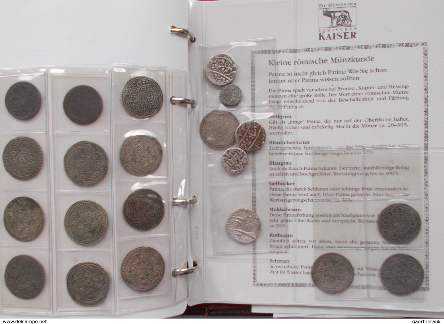 Römische Münzen: Ein Album Mit über 100 Münzen, überwiegend Römische, Dabei Auch Münzen Aus Asien / - Altri & Non Classificati