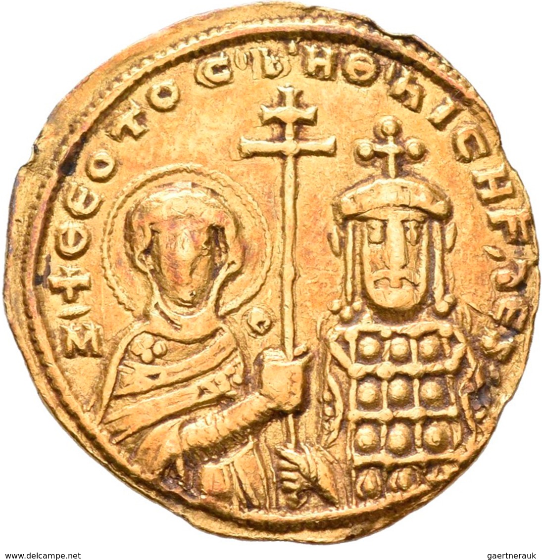 Nicephorus II. Phocas (963 - 969): Gold-Histamenon, Konstantinopel, Sear 1778, Sommer 38.2,; 21,2 Mm - Altri & Non Classificati