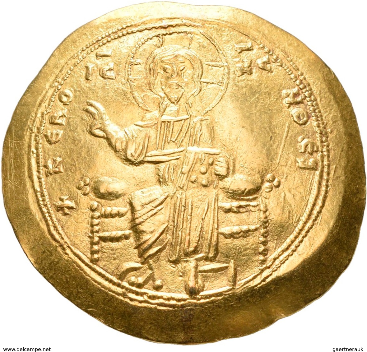 Alexius I. (1081 - 1118): Gold-Hyperpyron, Konstantinopel, 27,4 Mm, 4,35 G, Sommer 59,13, Sear 912, - Other & Unclassified