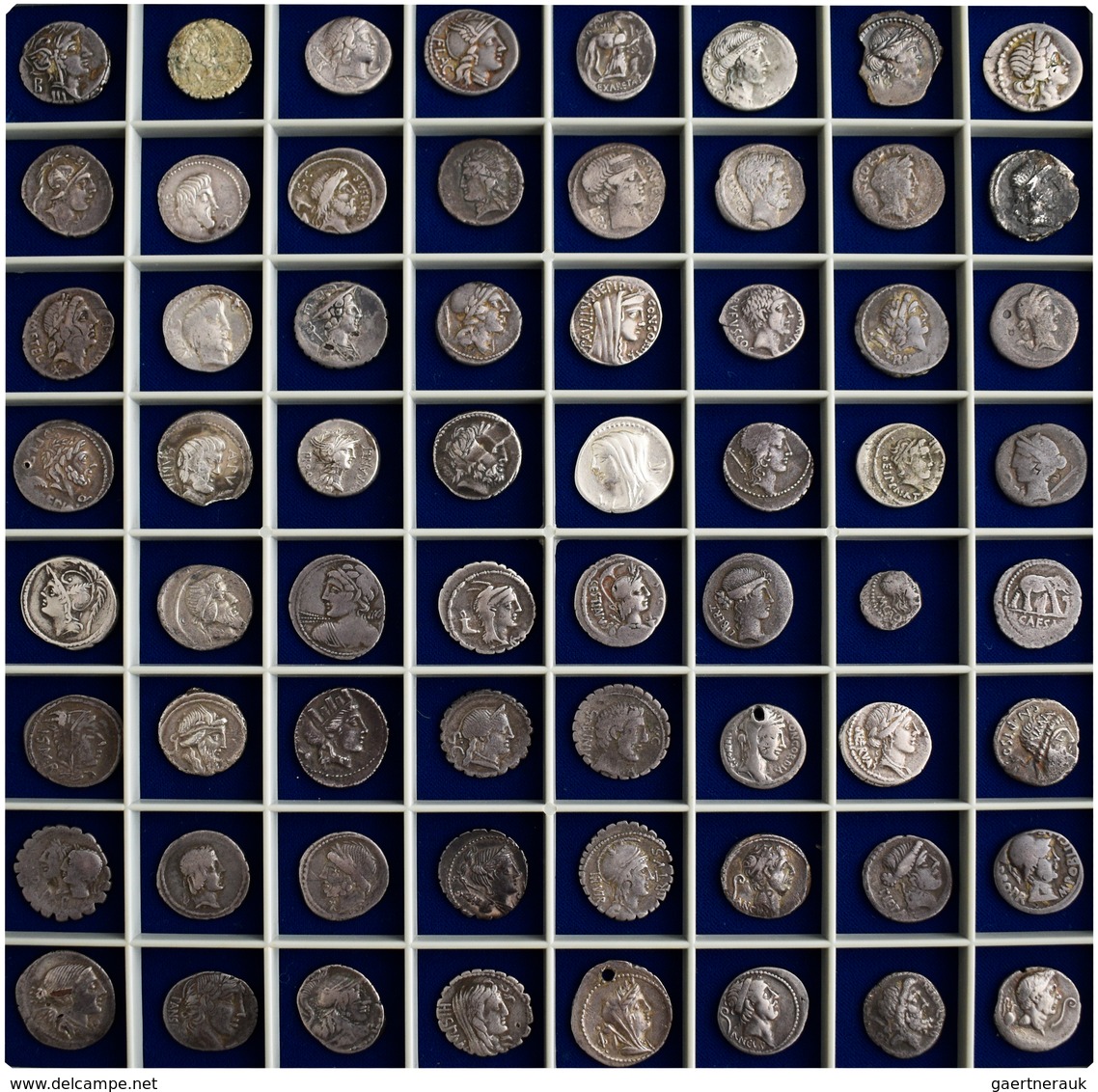 Antike: Eine Auf 14 Schuber Verteilten Sammlung Von Insgesamt 720 Antiken Münzen: Griechische Münzen - Sonstige & Ohne Zuordnung