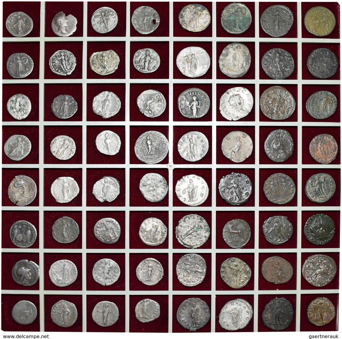 Antike: Eine Auf 14 Schuber Verteilten Sammlung Von Insgesamt 720 Antiken Münzen: Griechische Münzen - Sonstige & Ohne Zuordnung