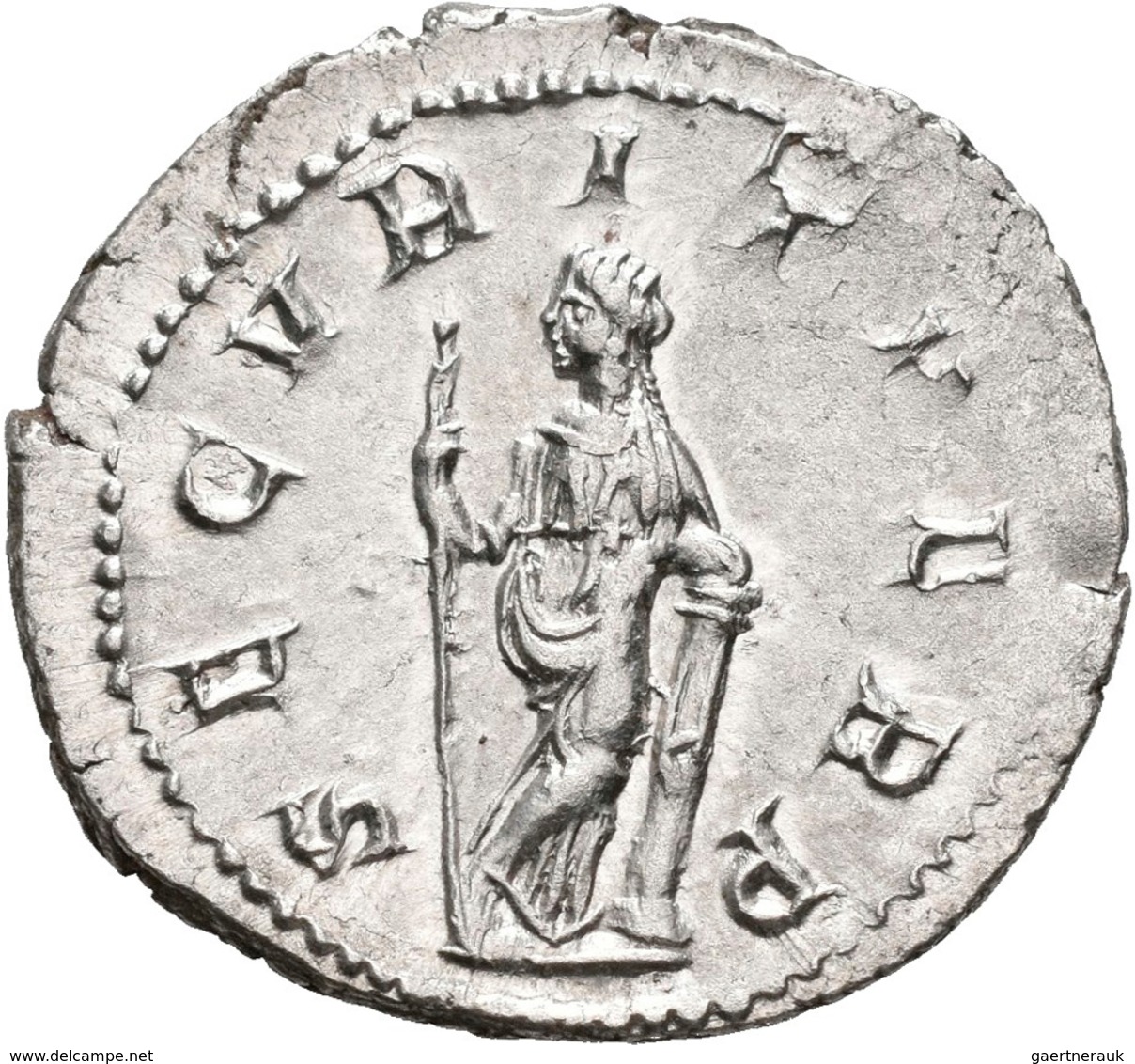Antike: Lot 25 antike Silber- und Bronzemünzen, meist Gordianus III. 238-244, Sesterze, As, Denare A