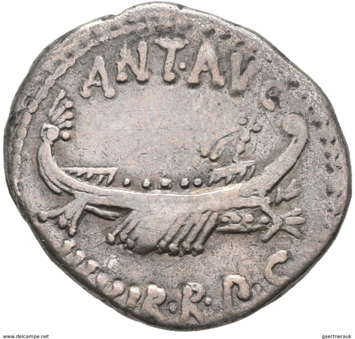 Antike: Lot 10 Silbermünzen Aus Der Römischen Republik Und Aus Der Römischen Kaiserzeit; U.a. Sextus - Sonstige & Ohne Zuordnung