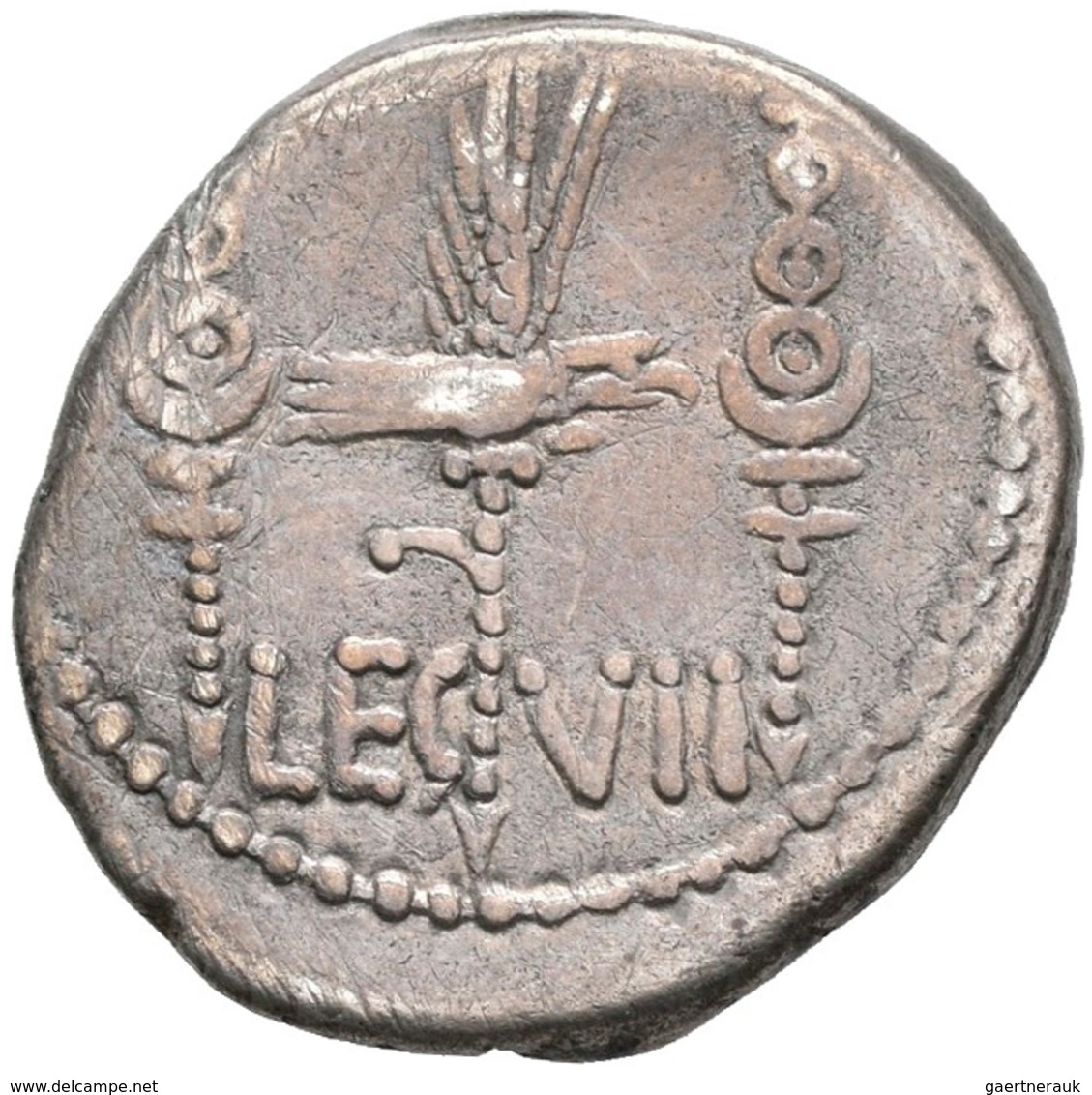 Antike: Lot 10 Silbermünzen Aus Der Römischen Republik Und Aus Der Römischen Kaiserzeit; U.a. Sextus - Otros & Sin Clasificación