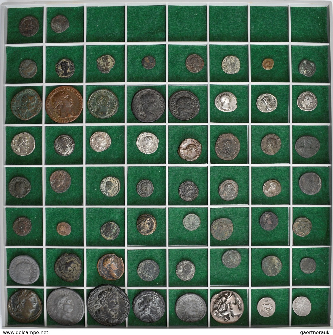 Antike: Lot Von Insgesamt 58 Antiken Silber- Und Bronzemünzen, Meist Römische Kaiserzeit, U. A. Dabe - Sonstige & Ohne Zuordnung
