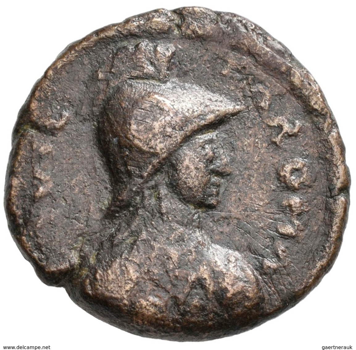 Ostgoten: Athalarich 527-ca. 530 N. Chr.: Æ- Nummis, 22,2 Mm, 8,76 G, MIB I, 71b, Dunkelbraune Patin - Altri & Non Classificati