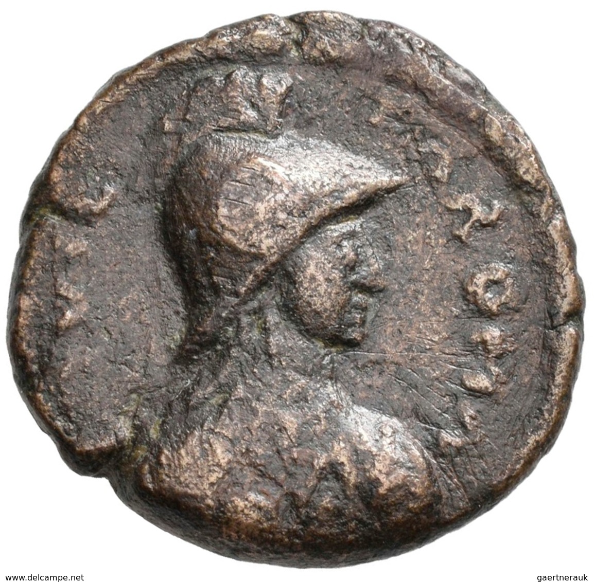Ostgoten: Athalarich 527-ca. 530 N. Chr.: Æ- Nummis, 22,2 Mm, 8,76 G, MIB I, 71b, Dunkelbraune Patin - Sonstige & Ohne Zuordnung