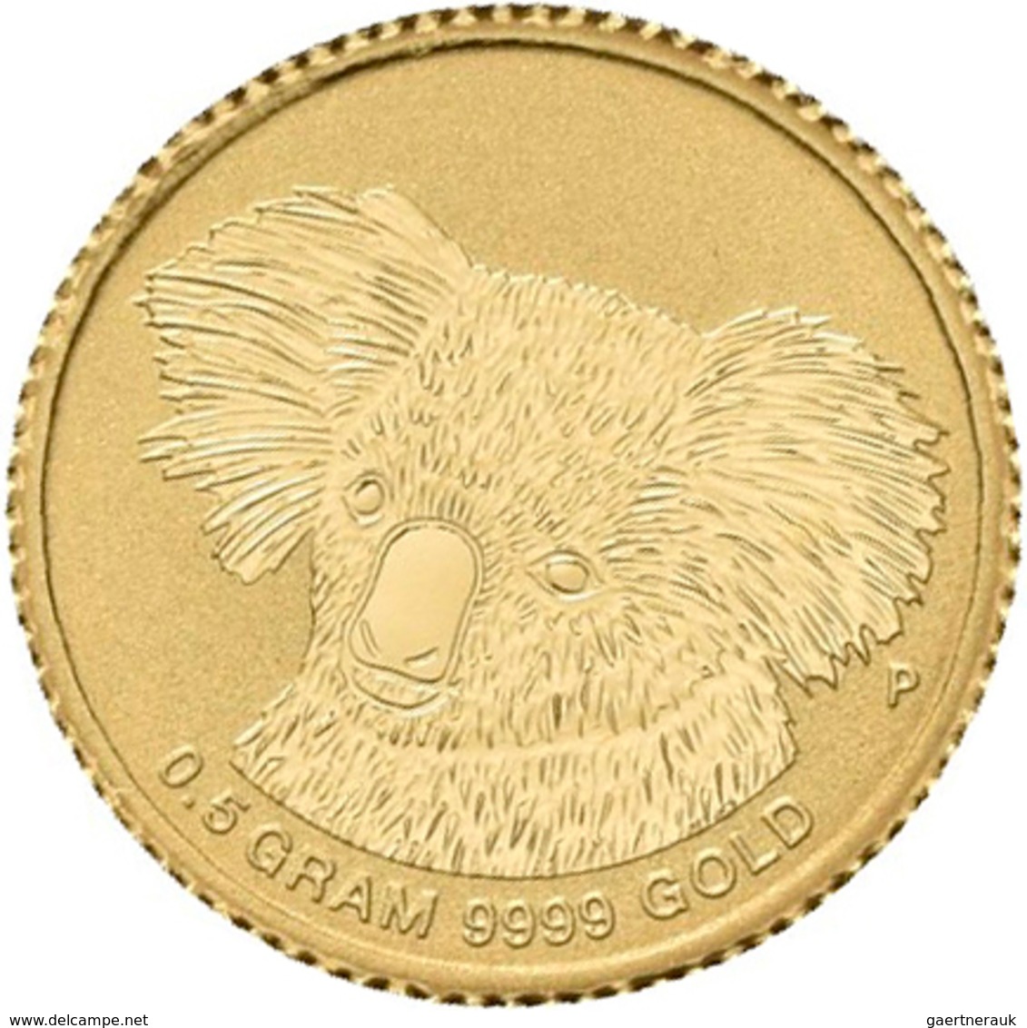 Australien - Anlagegold: Elizabeth II. 1952-,: 2 Dollars 2014 P Koala Mini Gold Coin. 0,5g, 999/1000 - Sonstige & Ohne Zuordnung