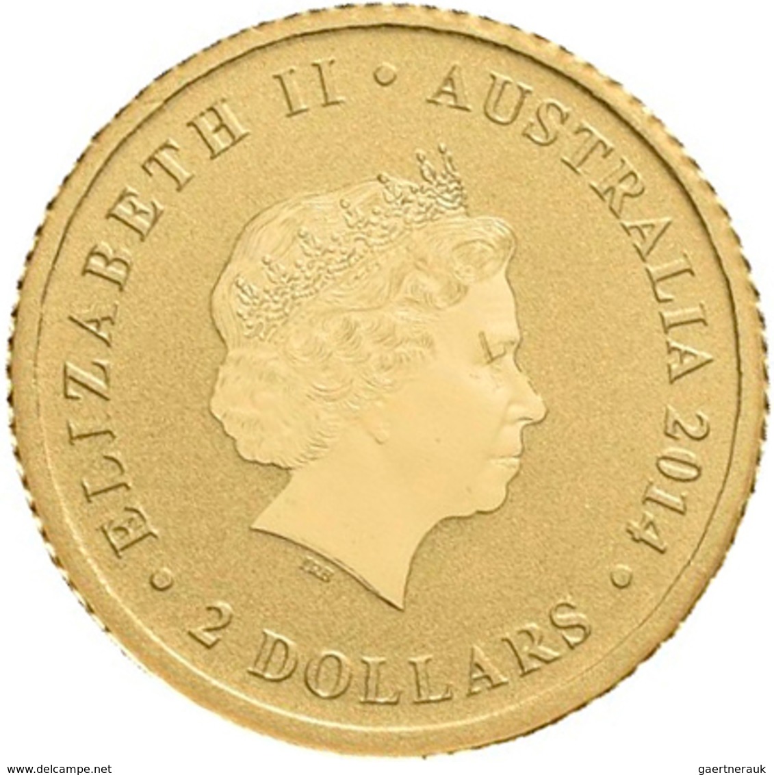 Australien - Anlagegold: Elizabeth II. 1952-,: 2 Dollars 2014 P Koala Mini Gold Coin. 0,5g, 999/1000 - Altri & Non Classificati