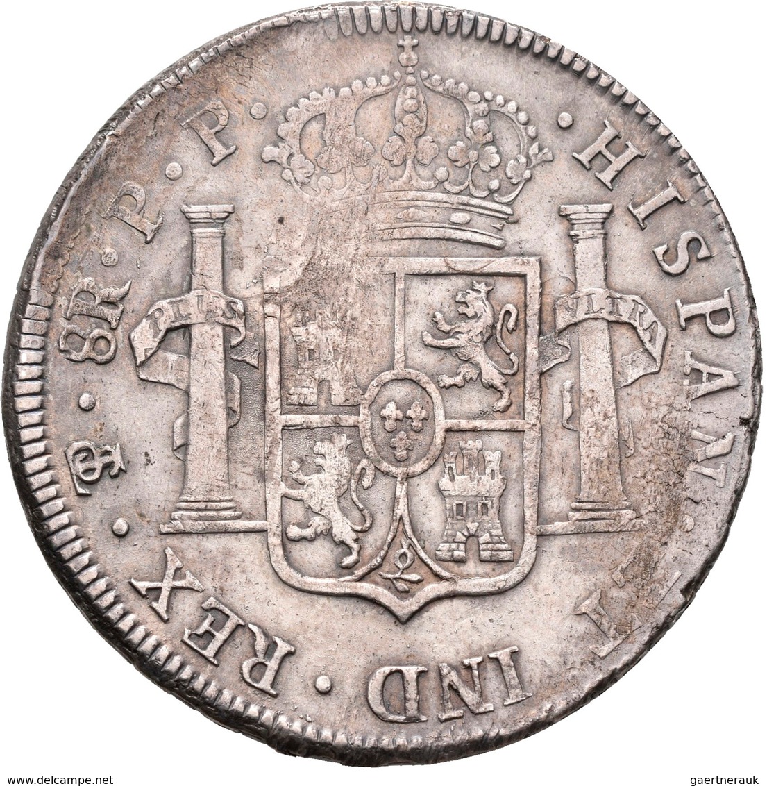 Bolivien: Charlos IV. 1788-1808: 8 Reales 1797, 26,96 G, Sehr Schön. - Bolivie