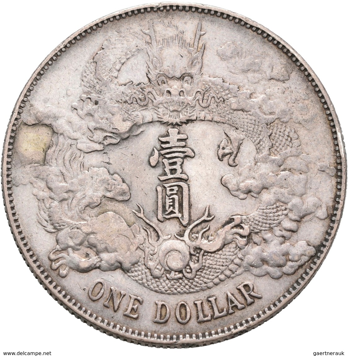 China: Hsuan T'ung 1909-1911: AR - Dollar, Year 3 (1911), KM Y31, 26,73 G, Sehr Schön. - Cina