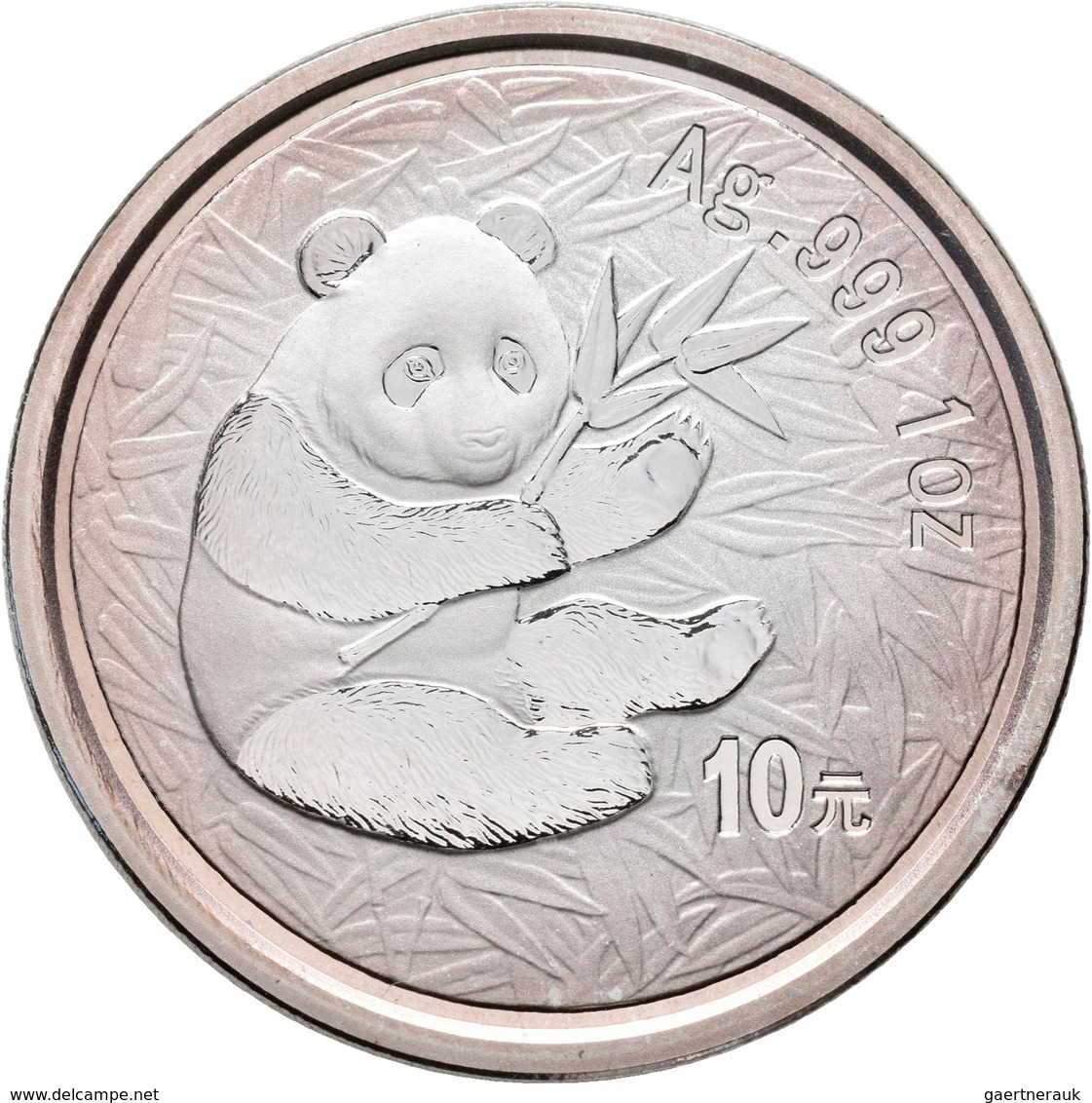 China - Volksrepublik: Lot 19 X 1 OZ Silber Panda Der Jahrgänge 1989-2007. Dabei Auch Der Seltene Ja - China