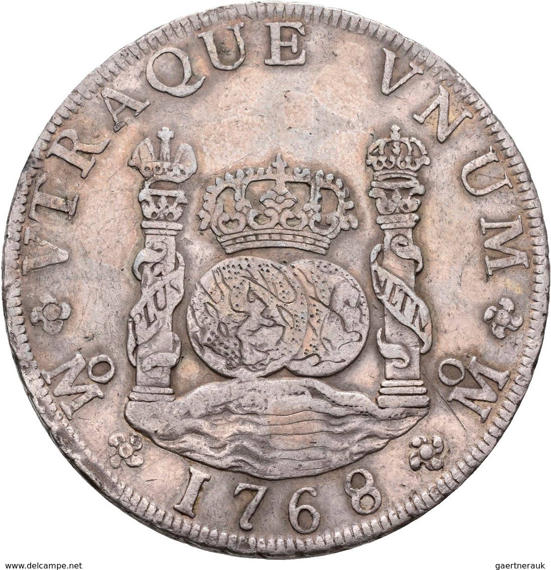 Mexiko: Carlos III. 1759-1788: 8 Reales 1768, 27,10 G, Sehr Schön. - Mexique