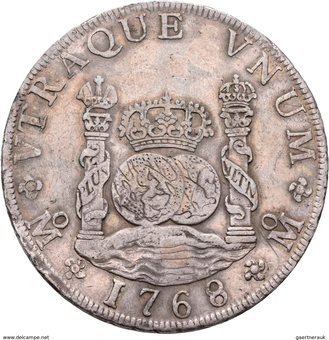 Mexiko: Carlos III. 1759-1788: 8 Reales 1768, 27,10 G, Sehr Schön. - Mexiko