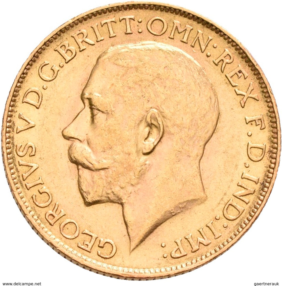 Südafrika - Anlagegold: George V. 1910-1936: Sovereign (Pound) 1925 SA, KM# 21, Friedberg 5. 7,98 G, - Sud Africa