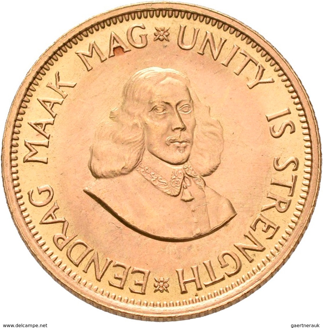 Südafrika - Anlagegold: 2 Rand 1965, KM# 64, Friedberg 11. 7,99 G, 917/1000 Gold, Vorzüglich. - South Africa