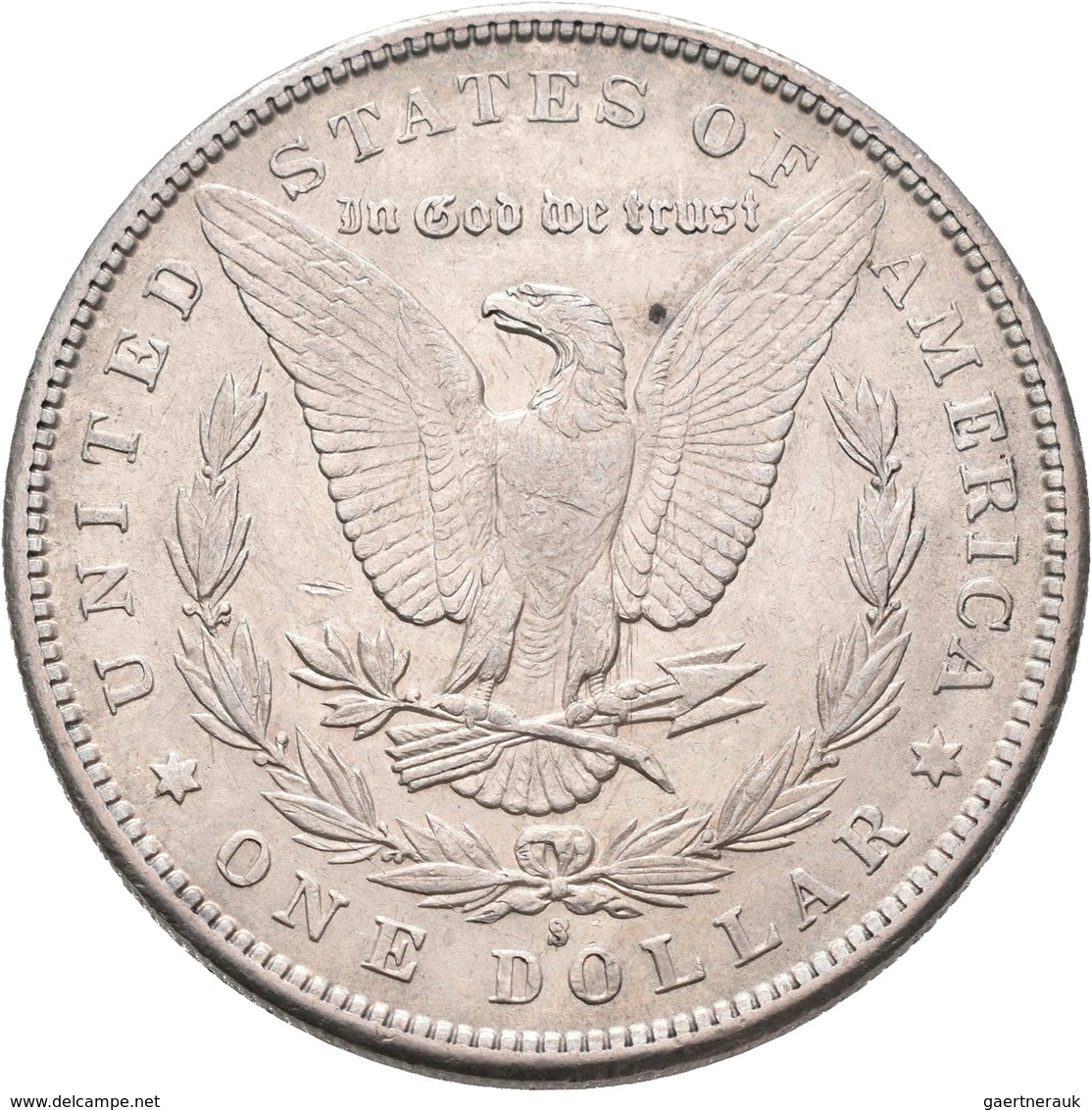 Vereinigte Staaten Von Amerika: Lot 5 Stück; Morgan Dollar 1897 S, Peace Dollar 1922, Dollar 1983 Lo - Otros & Sin Clasificación