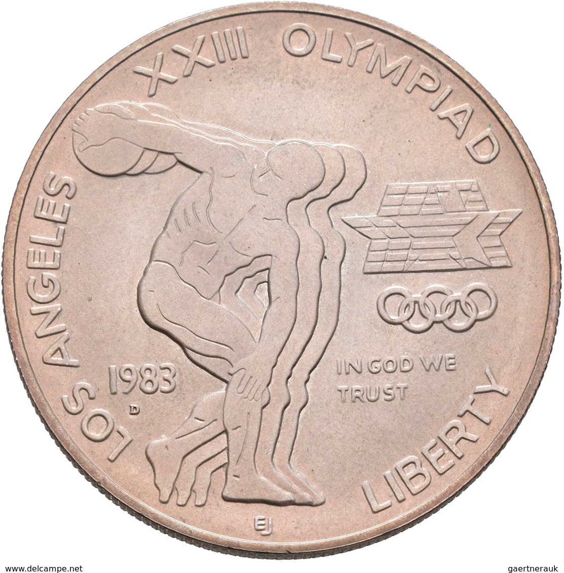 Vereinigte Staaten von Amerika: Lot 5 Stück; Morgan Dollar 1897 S, Peace Dollar 1922, Dollar 1983 Lo
