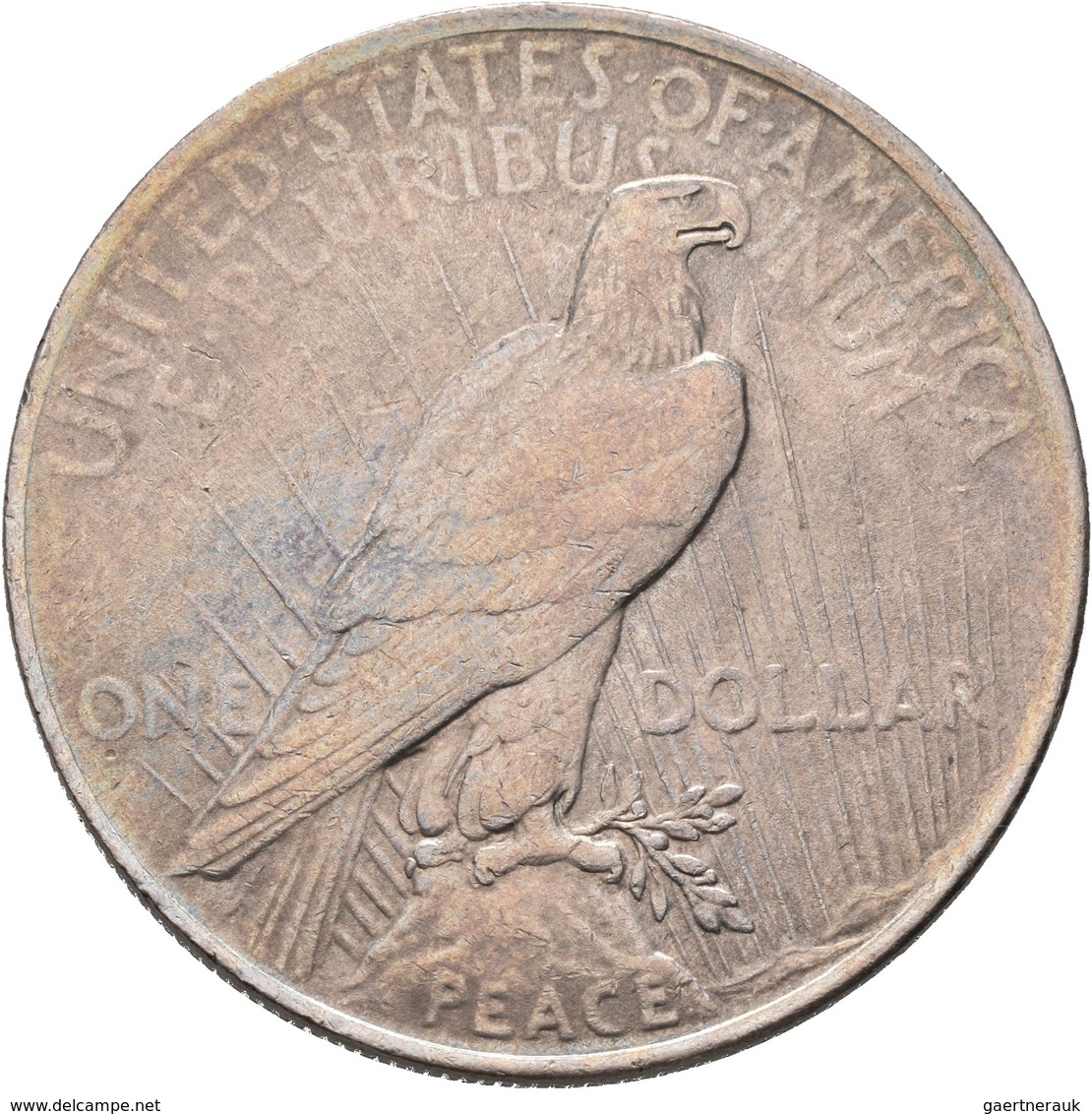 Vereinigte Staaten von Amerika: Lot 5 Stück; Morgan Dollar 1897 S, Peace Dollar 1922, Dollar 1983 Lo