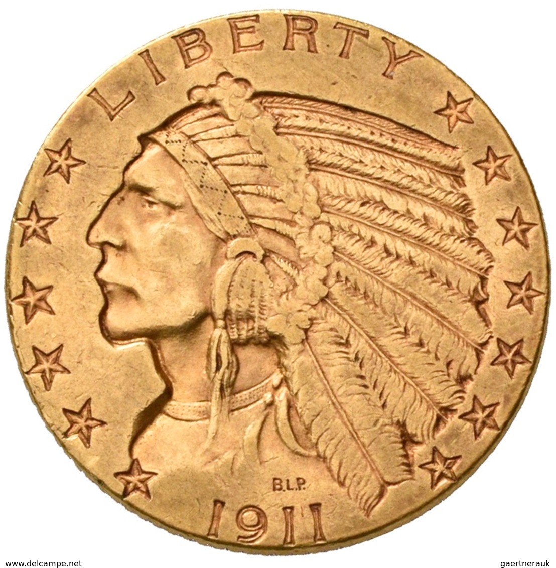 Vereinigte Staaten Von Amerika - Anlagegold: 5 Dollars 1911 (Half Eagle - Indian Head), KM# 129, Fri - Sonstige & Ohne Zuordnung